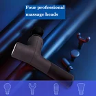 Upgraded high-end models 4 massager head LCD low noise massage gun