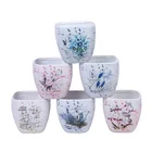 Nursery Cactus Europe Style Nursery Cactus Plant Pots Home Garden Flower Pots Pottery Ceramic Pots For Plant