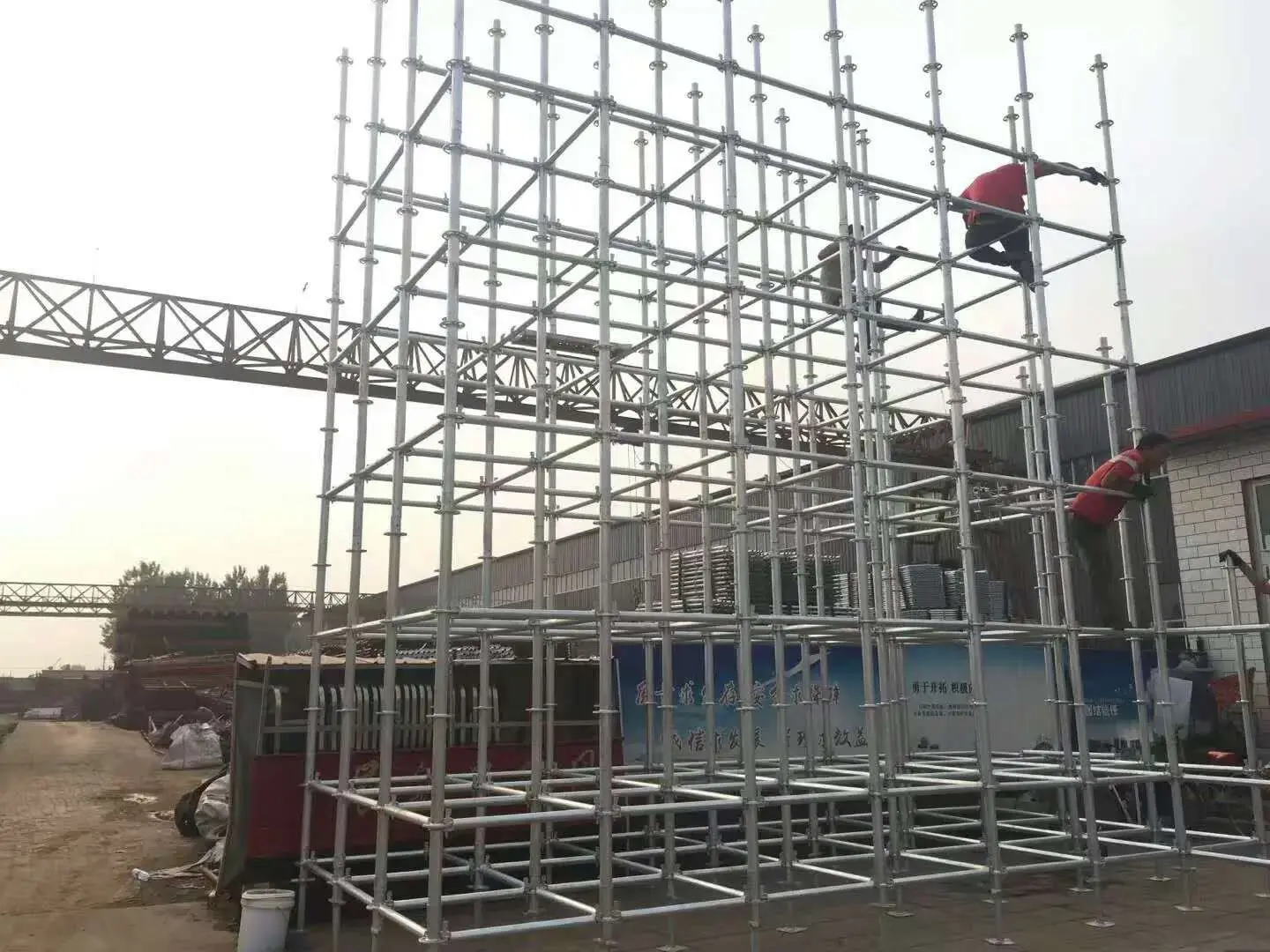 Hot Dip Galvanizers Q Steel Frame Moving Galvanized Layher Tower