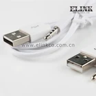 3.5mm Male AUX Audio Jack To USB 2.0 Male Charge Cable Adapter Cord 3 Feet (3.5mm Aux 3 feet)