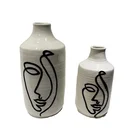 Ceramic Vases 2020 New Style Ceramic Porcelain Flower Vases For Home Decor Set Of 2