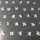 Butterfly Fabric HL089 Hight Quality With Cheaper Price 3D Butterfly Design With Beaded Fembroidery Fabric For Dress