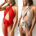 GX346 Wholesale fashion 2020 sun protective monokini swimwear sexy girl bikini one piece bathing suits for women