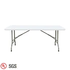 Modern White Home Kitchen Rectangle Folding Dining Table Designs