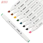 Hot Selling168 colors alcohol permanent acrylic paint marker pen highlighters with case