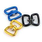 Aluminum 15mm Big Double Eye Swivel Rings D Eyes Rings Carabiner China Factory