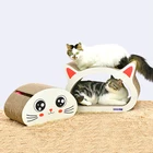 DEKU-ペット製品猫のおもちゃベッド揚錨架形状段ボール猫難問送料キャットニップカスタマイズすることができメーカー