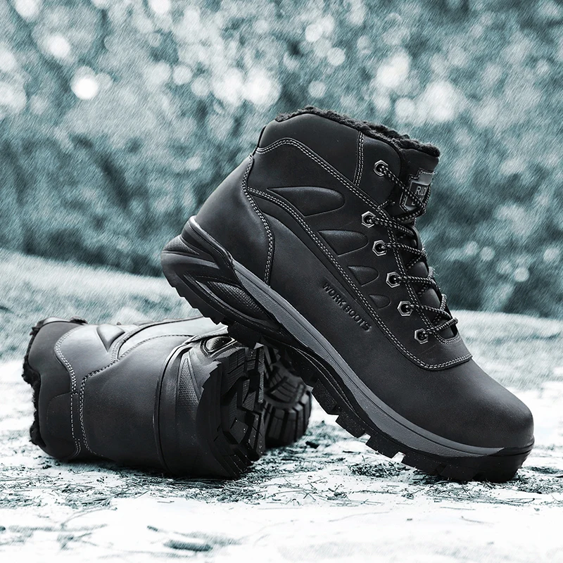 Genuine Leather Comfortable High-Top Hiking Boots For Men Brown S219-2192 (STOCK ITEM-20% OFF) 5 PRISTINE