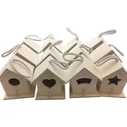 Parrot Bird Finch Soft White Spring Animal Bird cage Wooden Bird house