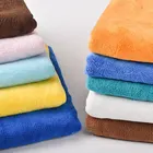 100% polyester knitted fabric solid dye jacquard coral fleece for towel