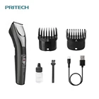 PRITECH Plug and Play Cordless Adjustable cut comb Hair clipper USB Rechargeable hair trimmer