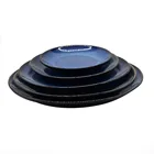 Unicasa Ceramic Round Dinner Set Soneware Flat Platter From Oven To Table