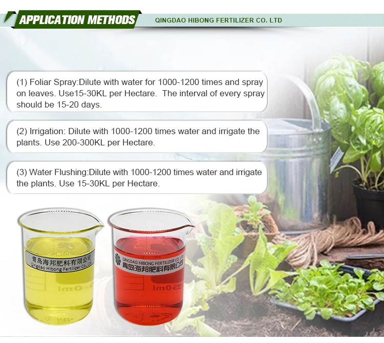 HIBONG Agro Liquid Fertilizer NPK For Crop