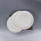 Disposable paper dishes dinnerware sets for restaurant