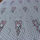 Waterproof Knitted 100% Cotton Printed Baby Fabric For Bedding