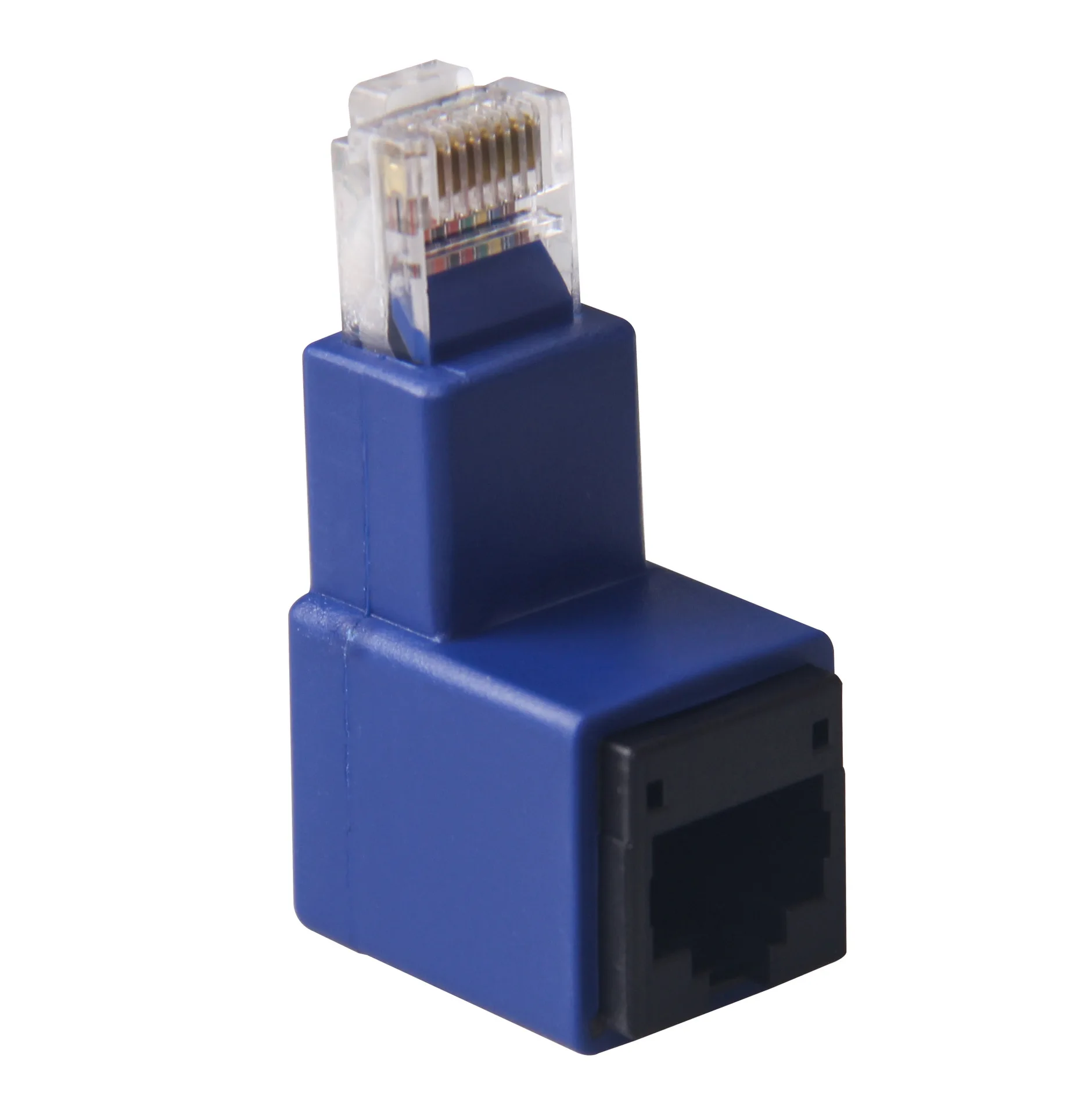 Right Angle L Shape Connector Male To Female Rj45 Adapter Factory Oem 2