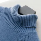 Knitwear Ladies Latest Design Heavy 100% Pure Cashmere Knitwear Ladies Turtleneck Sweater