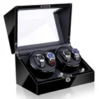 Watch Winding System Automatic rotation table box watch storage box 4+0 wooden watch winder