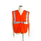 LED Hi Vis Airport Safety Vest Reflective Work Outdoor Vest For Men