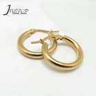 Trendy jewelry accessories 18k gold plated mini hoop earrings for unisex