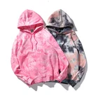 Hoodie Cheap Custom Wholesale Men Tie Dye French Terry Streetwear Hoodie
