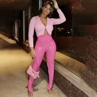 Leather Pants Sexy Slim Fit Pleated Slit Fall Women's Trousers Fashion PU Leather Pants Women