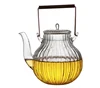 High borosilicate crane head chrysanthemum flecked Pyrex teapot copper handle pot electric earthenware cooker glass tea set