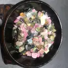Wholesale natural various gemstone crushed stone quartz crystal chips amethyst tumbled stones for healing