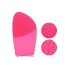 Top seller waterproof electric silicone face cleansing brush vibration cleanser facial cleaning brush