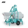 60/80mm aggregate three phase cement mixer portable electric JZM500 concrete mixer machine with lift