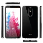 Slim transparent phone cover for LG Stylo 5 TPU and hard acrylic transparent cellphone case slim phone case