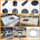 granite stone CNC bridge saw 5 axis 3D profiling cutting machine Panda 1380