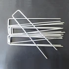 Eco friendly sod staples for artificial lawn landscape staples garden pins galvanized Wholesaler