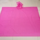 Best sell top quality custom printed pink rain poncho