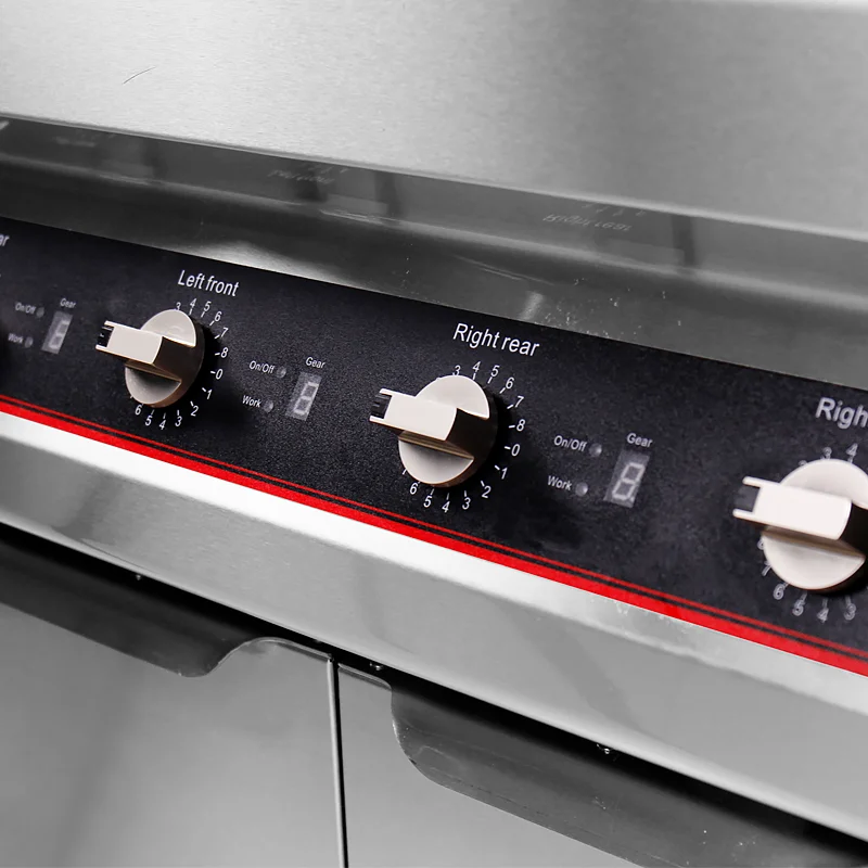 Lestov Zones Commercial Induction Range Cooker With Knob Control For