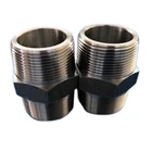 Npt Nipple Pipe Fitting 1/4 1/8 NPT BSP Compression Stainless Steel Hex Male Double Nipple Pipe Fitting