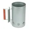 High Quality /Wood Handle/Stainless Steel Coal Starter Wood Handle BBQG-003