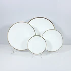 New Design Dinnerware Set Luxury Porcelain Plates Wedding Dinnerware China Tableware Ceramic Plate