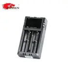 EU/UK/US/AU charger 18350 18500 18650 26650 batteries charger IMREN H2 2 slots smart usb charger phone chargers