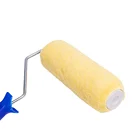 Customized Design Roller Paint Brush Painting Tools Multi Size US Refill Plastic Handle Polyester Brushes