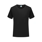 High quality plain v neck 100% cotton sport men gym fitness t shirt