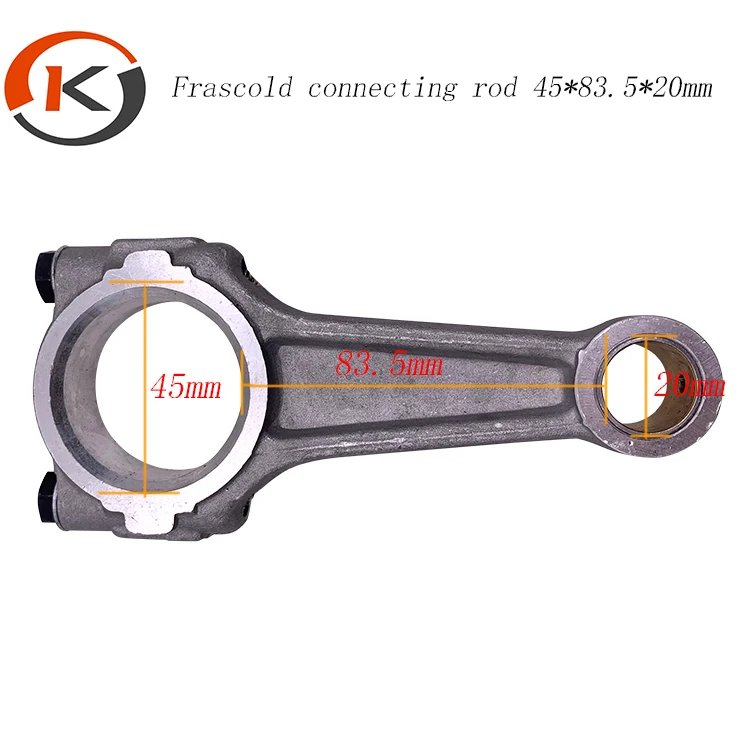 refrigerator spare parts connecting rod manufacturer frascold compressor connecting rod assembly 45*88.3*20 mm