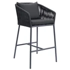 Hot Sell Modern Outdoor Furniture Rope Woven High Bar Chair