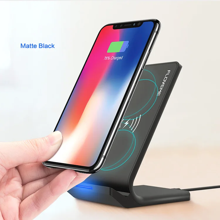 Chargeur rapide de Téléphone Sans Fil Qi Chargeur Rapide Support de Charge pour iPhone 8plus pour iPhone X Charge pour Samsung note 8 S8 - ANKUX Tech Co., Ltd