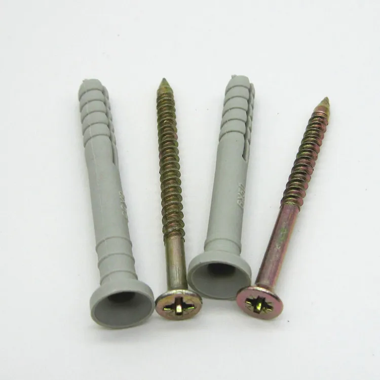 High Quality Concrete Screw Anchor Board Nylon Anchor Bolt Plastic