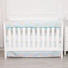 Floral Printed Children Bedding Set Baby Organic Cotton Crib Bedding Set