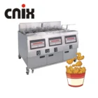 Commercial Electric Deep Fryer Frying Machine With 3 Tank 6 Basket With CE Certificate