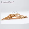 Luxury Anti-Slip Cloth Drying Wood Hanger with Clip