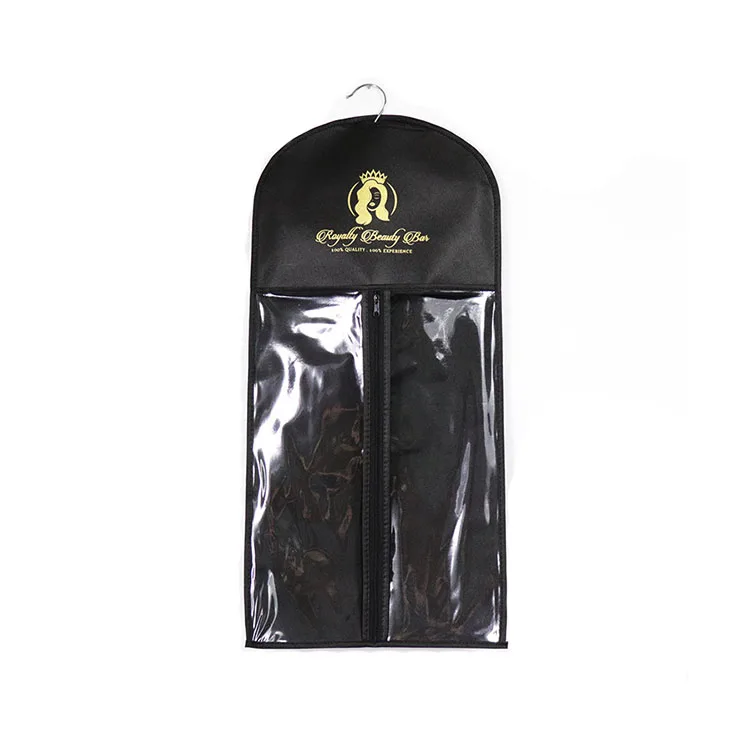 household satin hanging zipper transparency hairpiece hair storage wig packaging bags
household satin hanging zipper transparency hairpiece hair storage wig packaging bags