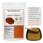 500g/bag USDA Organic 30% Beta-D-Glucan Supplement/Hot Water Extraction/Reishi Mushroom Extract Powder